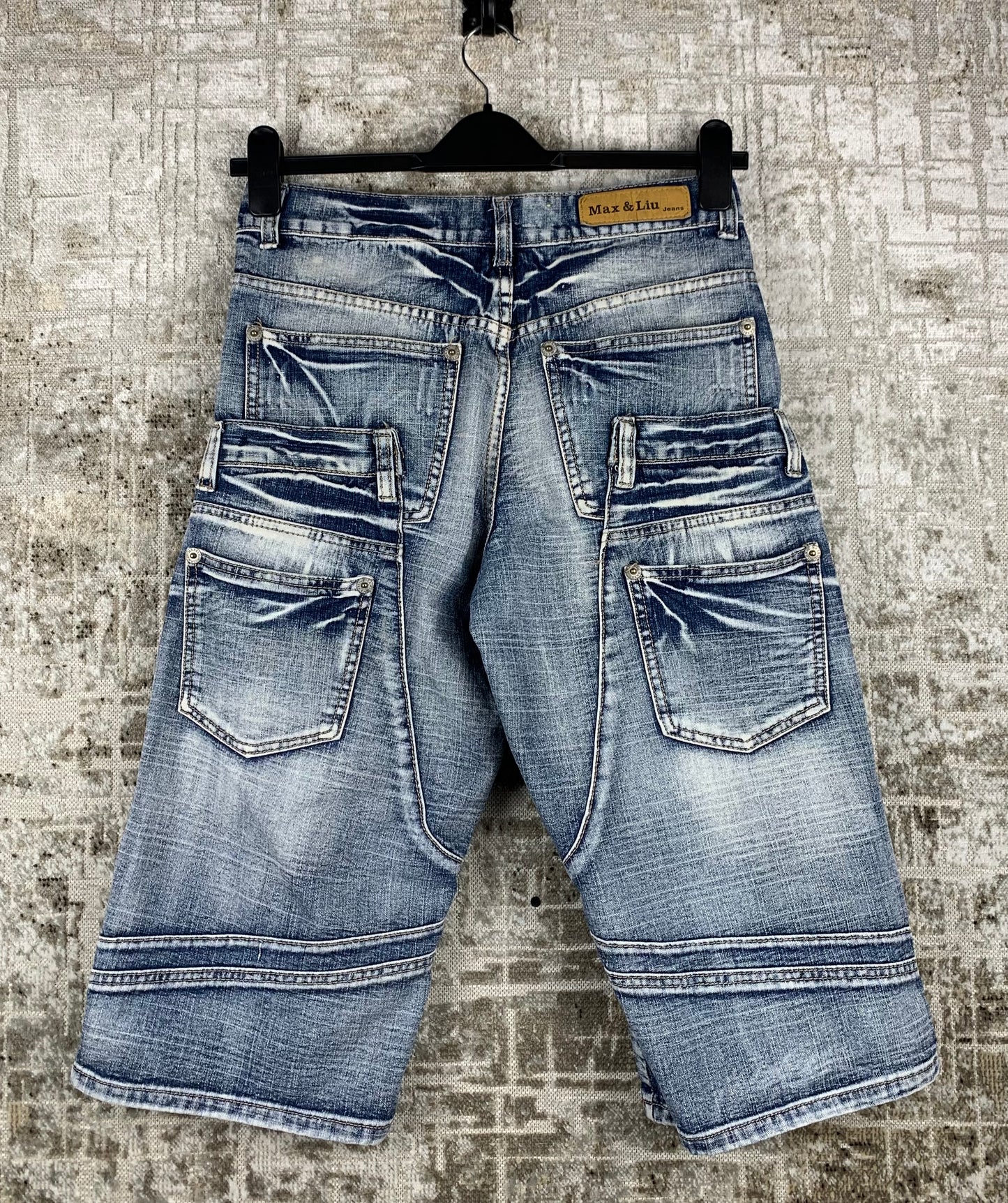 Mens Vintage Max Liu Denim Shorts