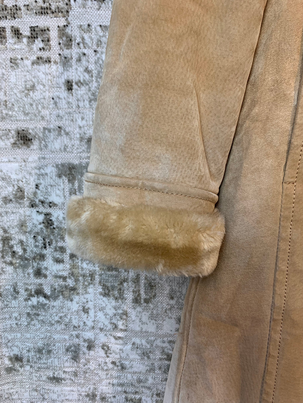 Saki Hooded Faux Shearling Coat