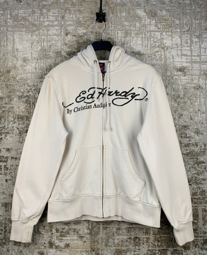 Mens Y2K Ed Hardy Panther Graphic Hoodie