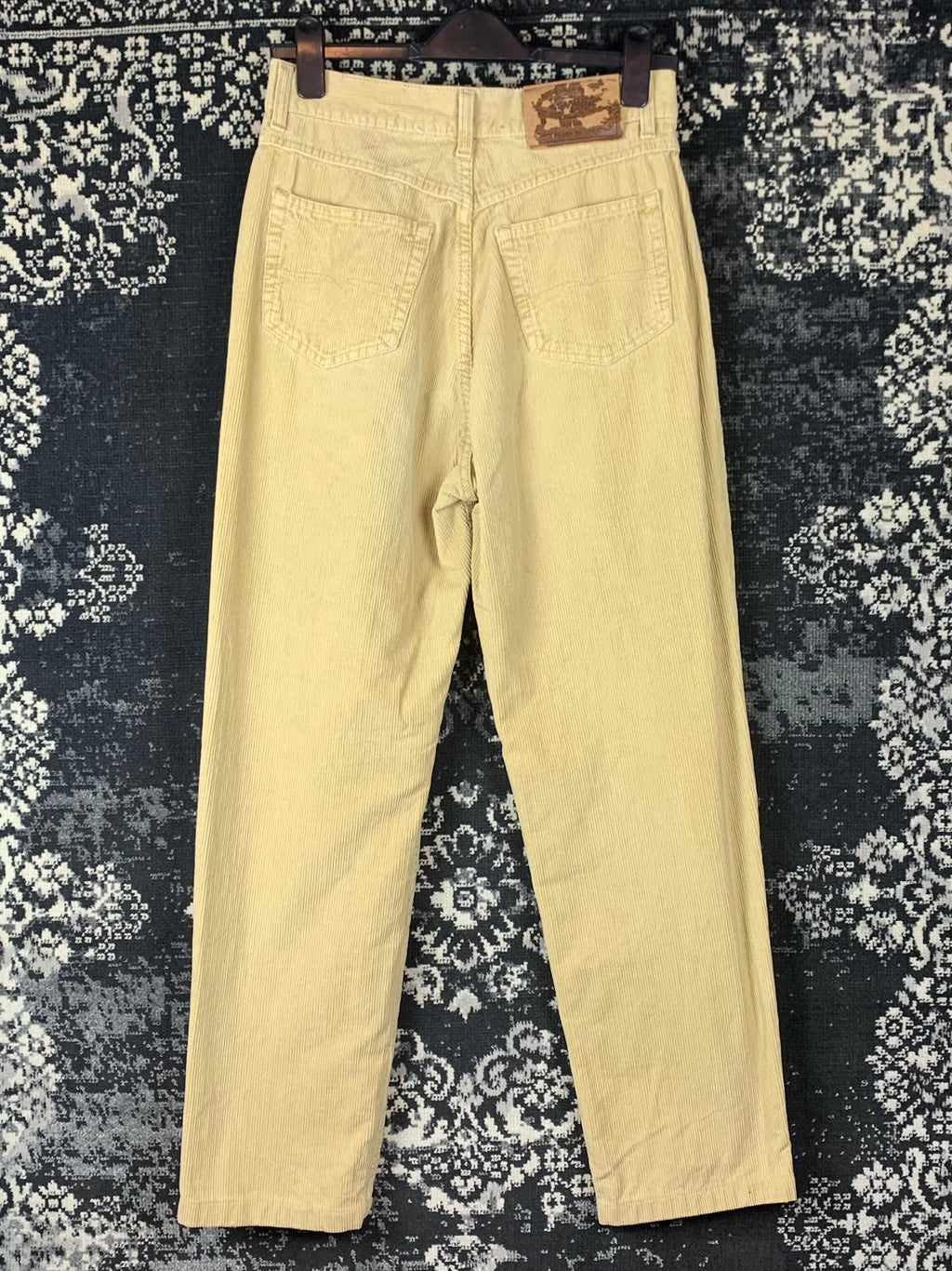 Vintage Men's Light Brown Corduroy Trousers