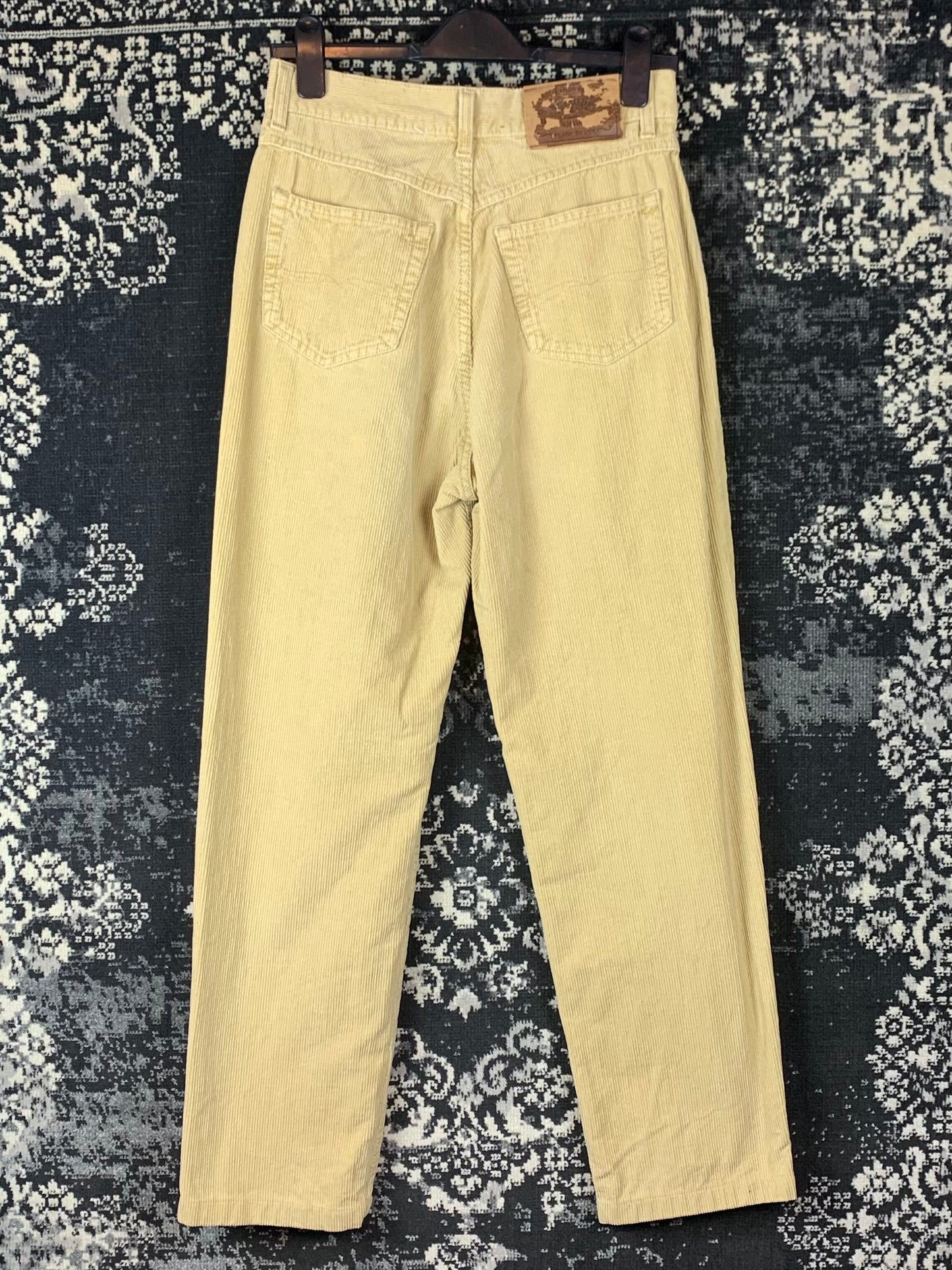 Vintage Men's Light Brown Corduroy Trousers