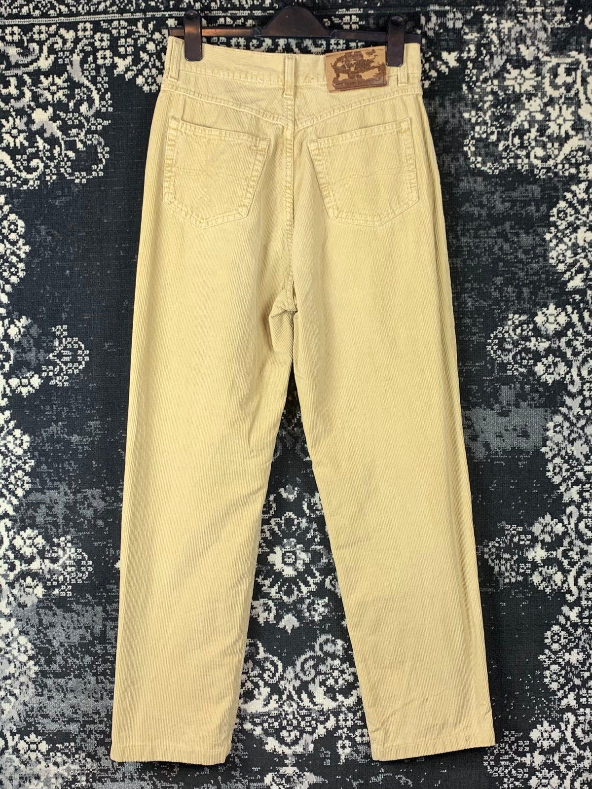 Vintage Men's Light Brown Corduroy Trousers
