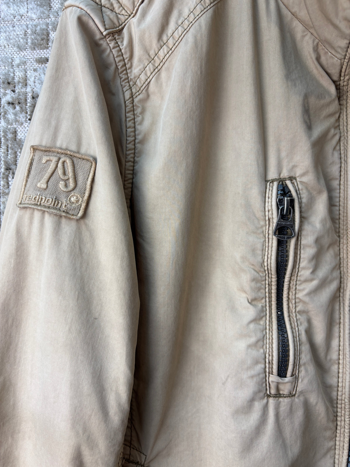 Redpoint Faded Zip Biker Jacket