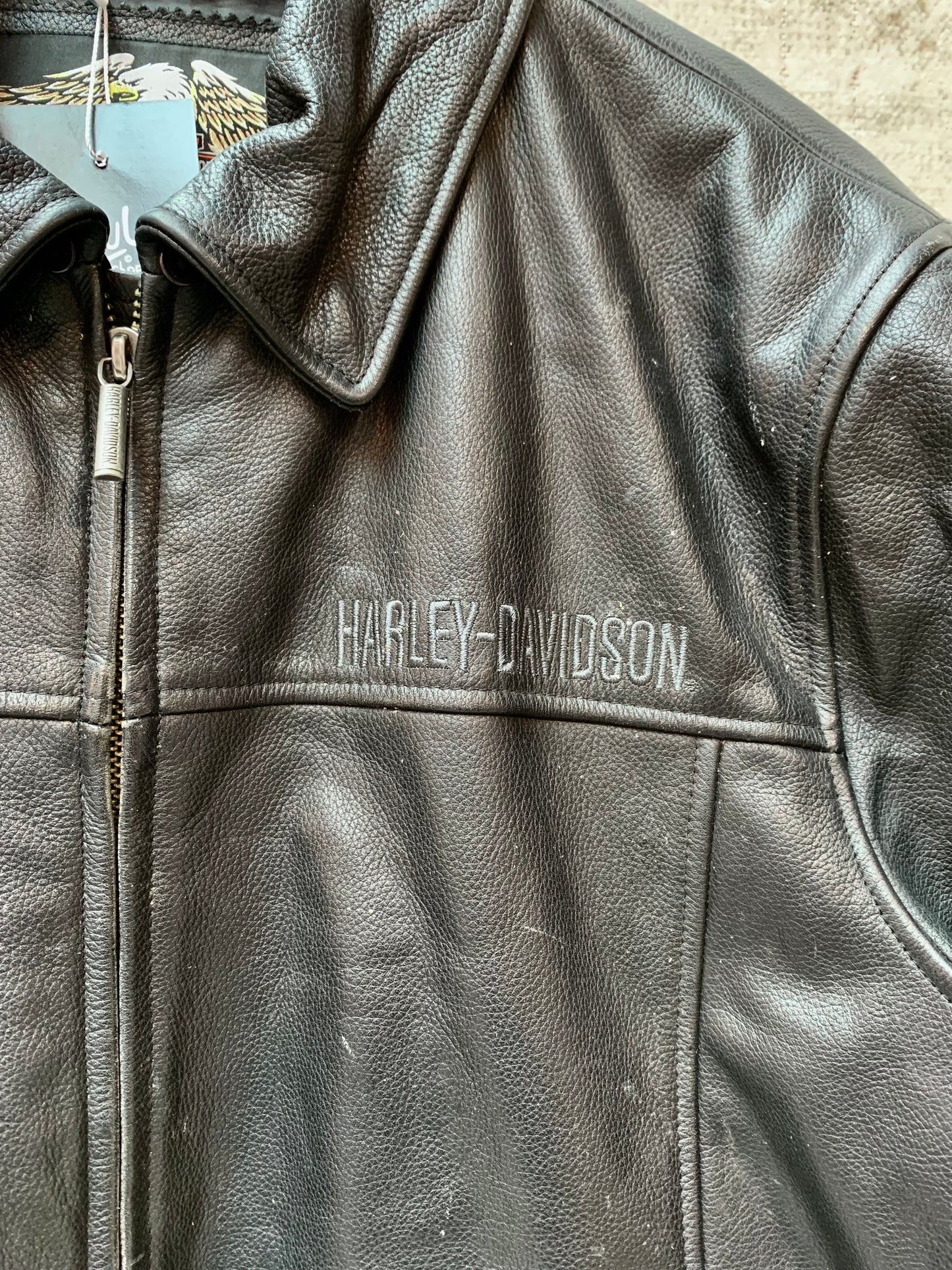 Harley-Davidson Leather Bomber Jacket