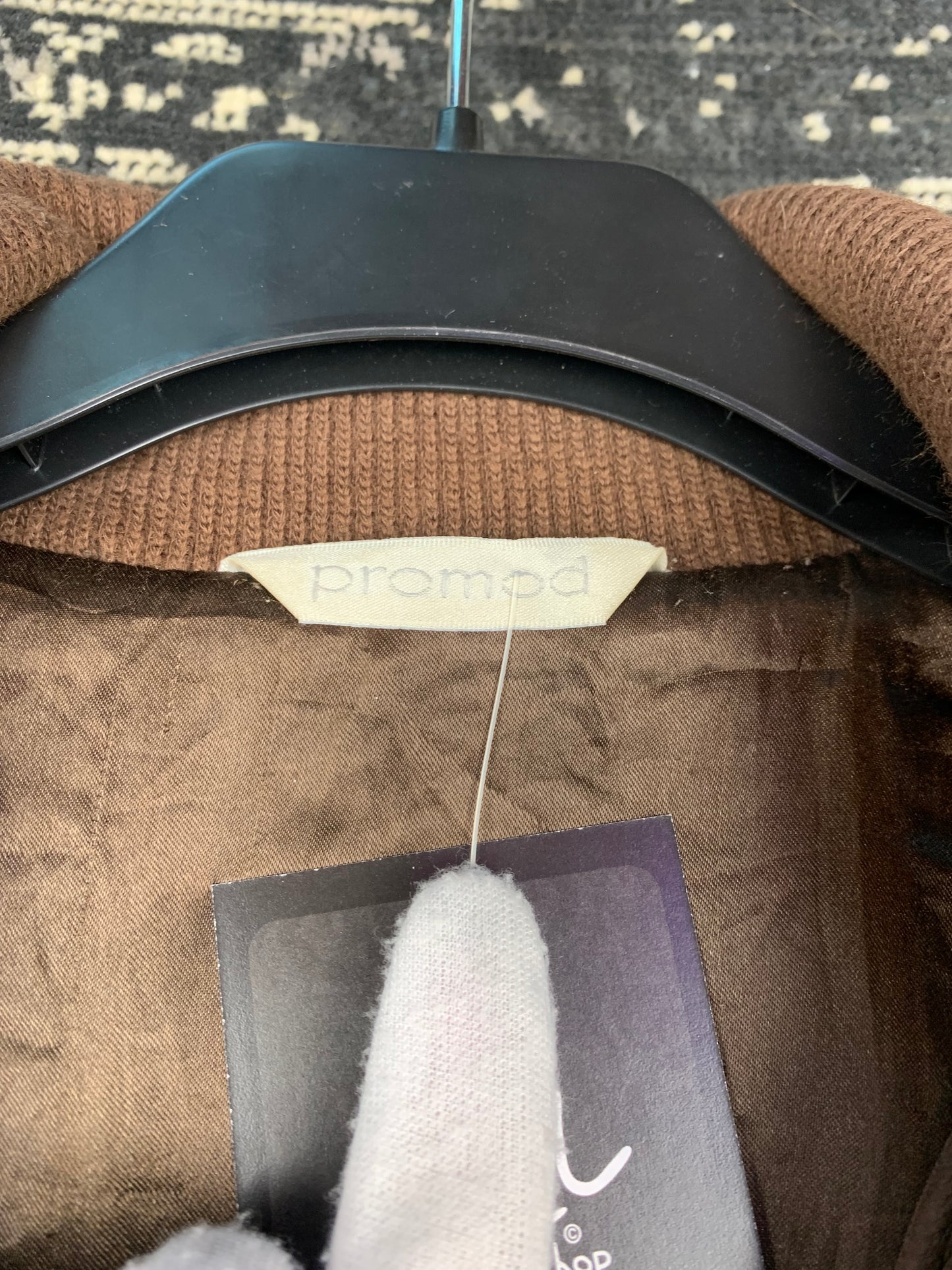 Y2K Women's Brown Faux Leather Jacket