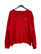 Chemise Lacoste Red Piqué Sweatshirt