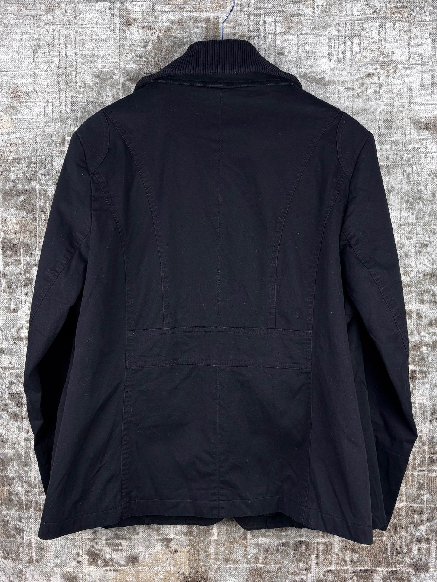 Men Vintage Y2K Black Casual Lightweight Jacket