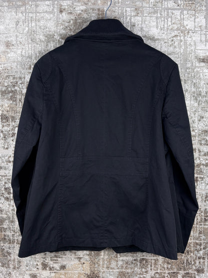 Men Vintage Y2K Black Casual Lightweight Jacket