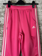 Adidas Pink 3-Stripes Track Pants