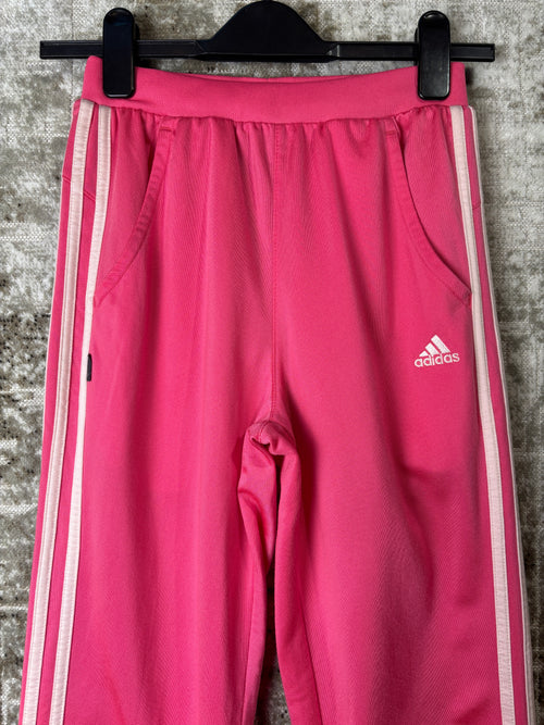 Adidas Pink 3-Stripes Track Pants