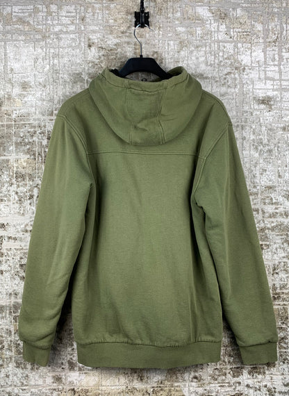 Men's DC Khaki Sherpa Lined Hoodie