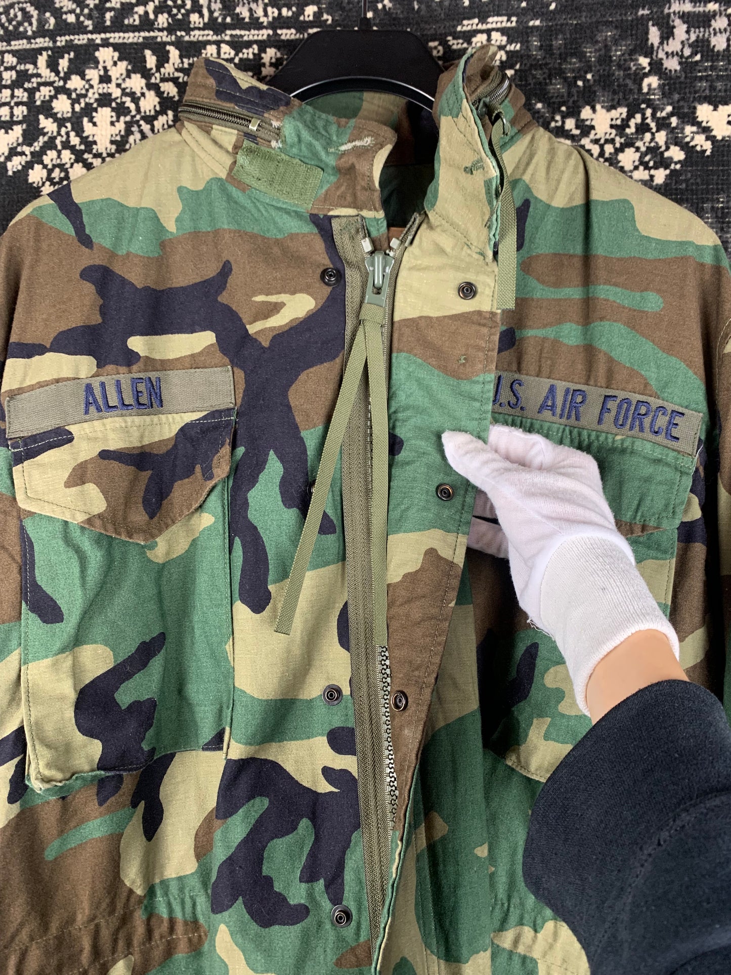 Mens Vintage US Air Force Military Jacket