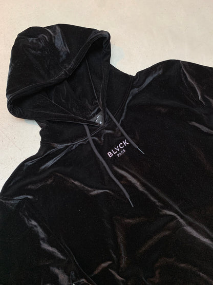 Blvck Paris Black Velvet Men’s Hoodie