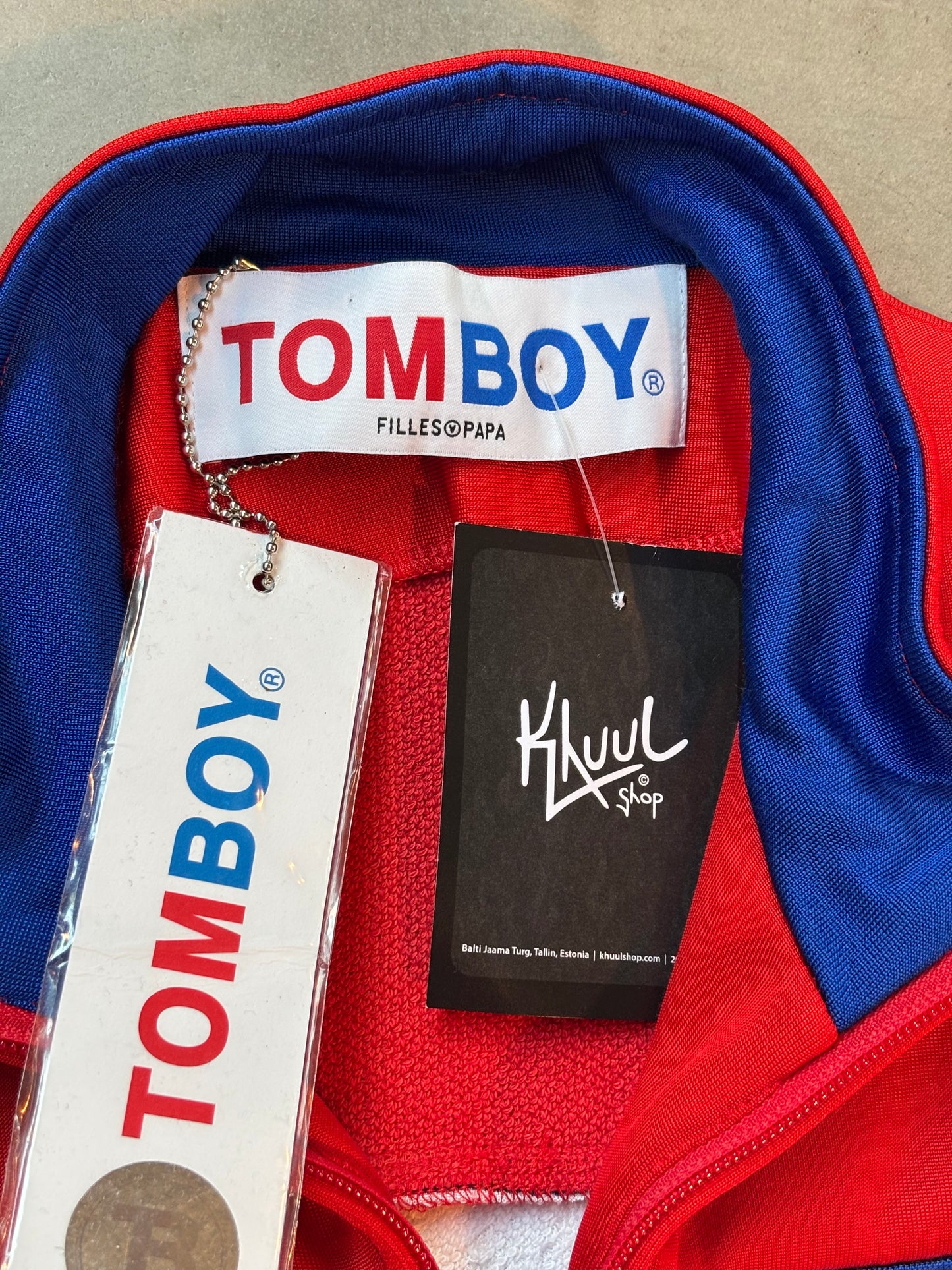 TOMBOY Red Blue White Track Jacket