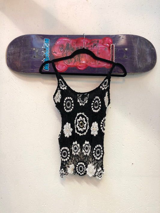 Naiste vintage kootud topp