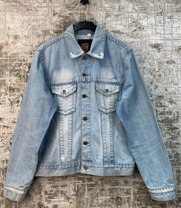 COOL CAT Mens Light Washed Jean Jacket