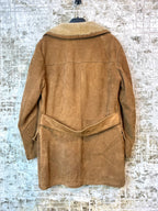 Frihansa Suede Shearling-Lined Coat