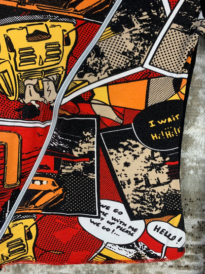Womens Vintage Y2K Comic Graphic Long Sleeve Top