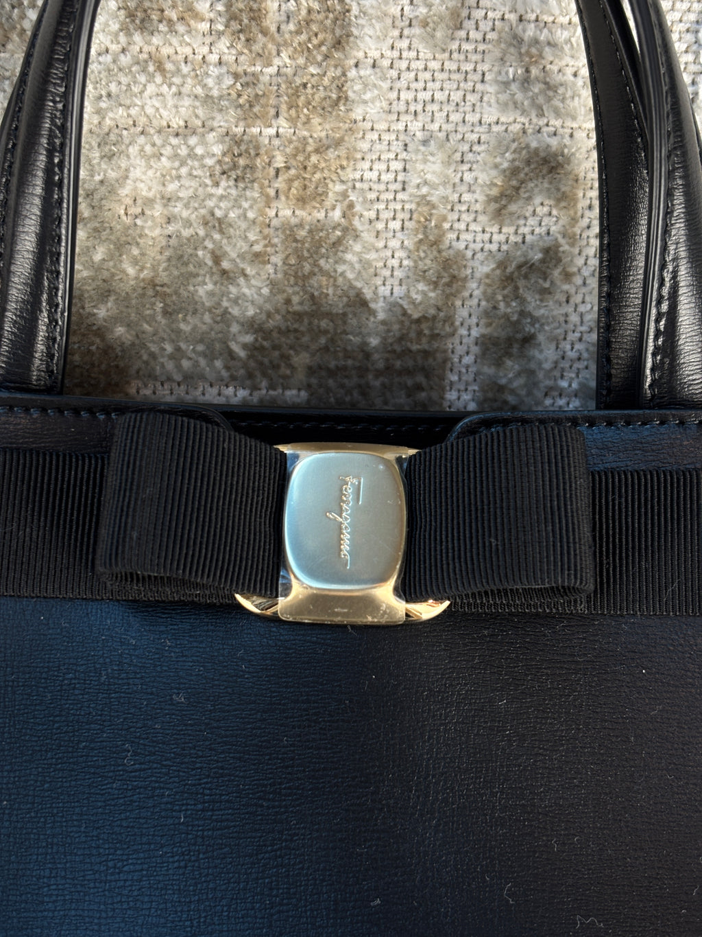 Salvatore Ferragamo Vara Bow Tote Bag