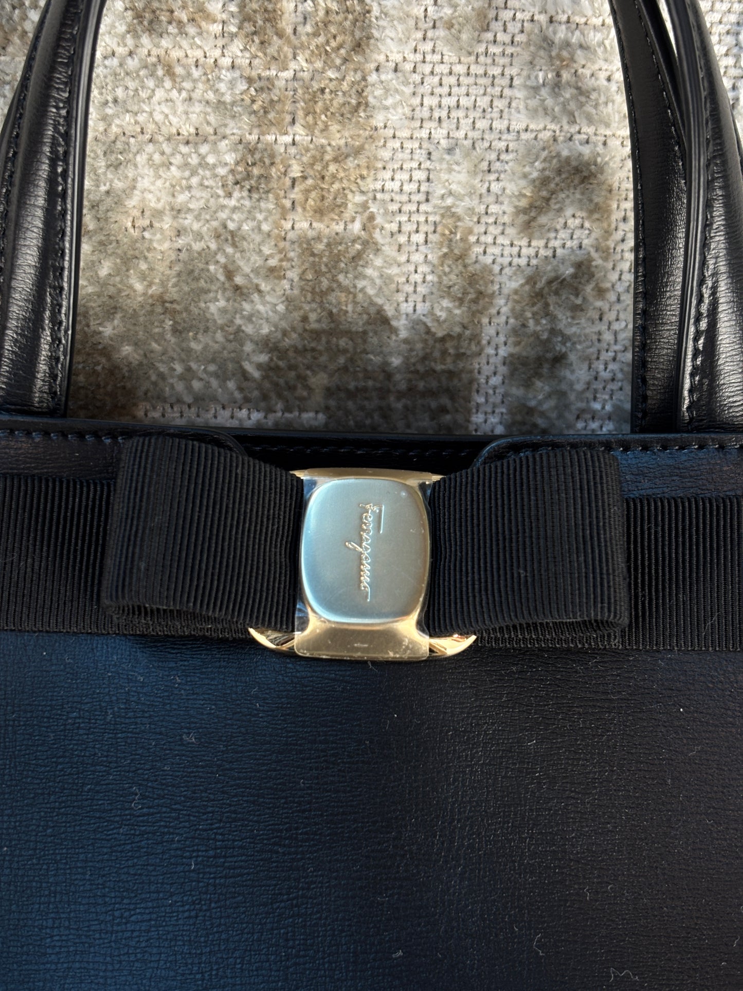 Salvatore Ferragamo Vara Bow Tote Bag