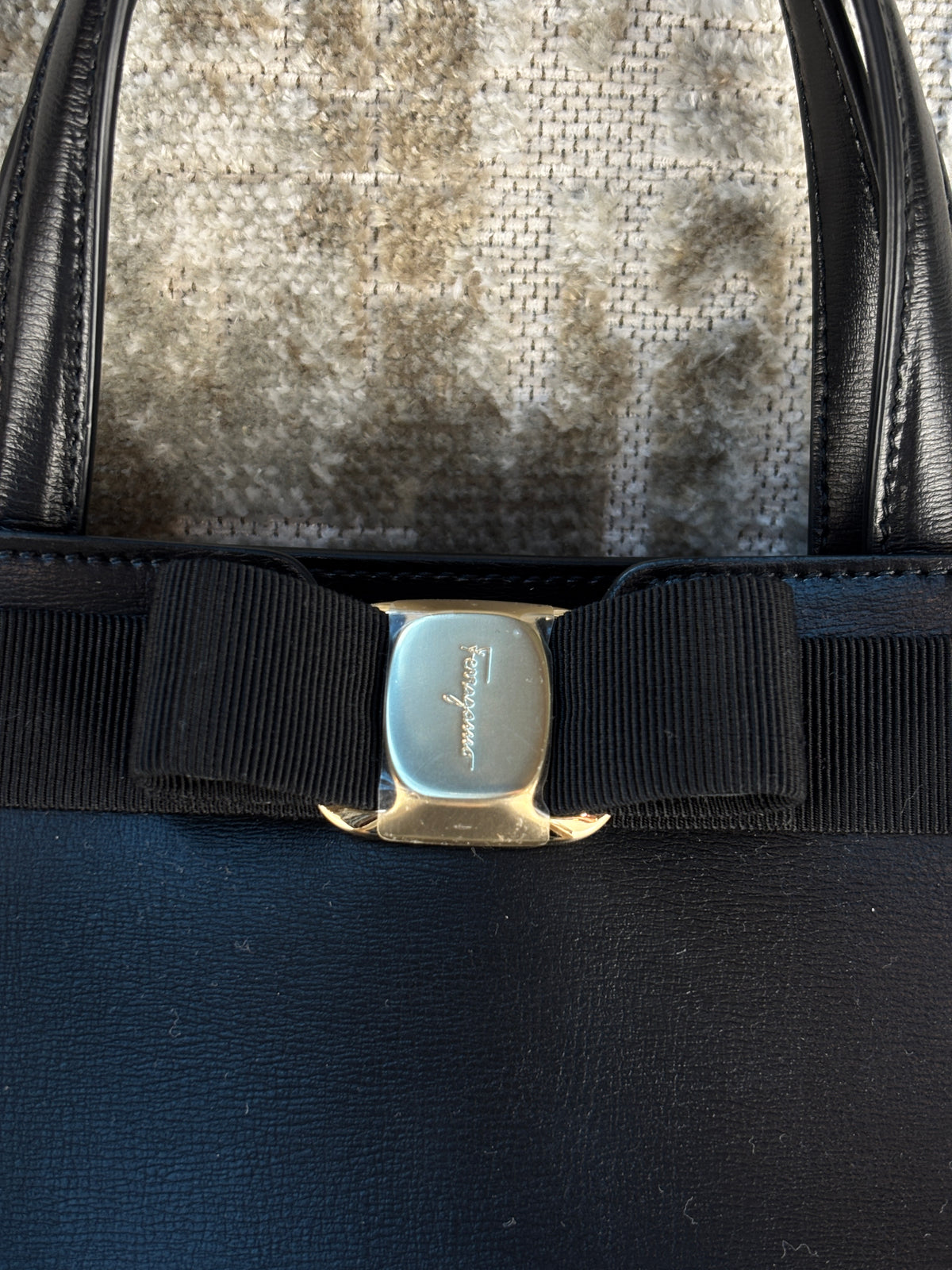 Salvatore Ferragamo Vara Bow Tote Bag