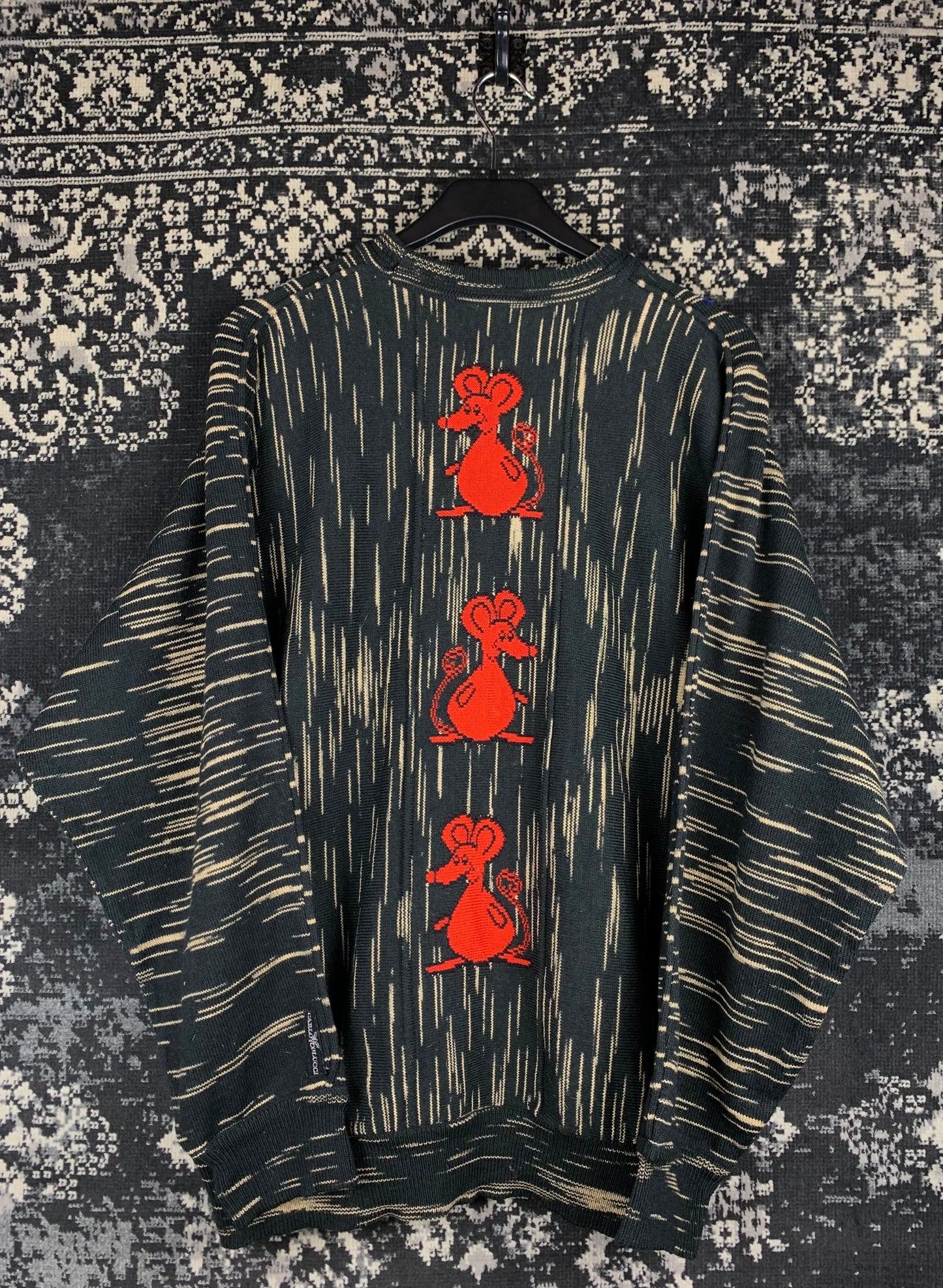 Mens Vintage Carlo Colucci Knitted Sweatshirt