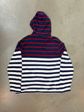 Polo Ralph Lauren Navy and White Striped Hoodie