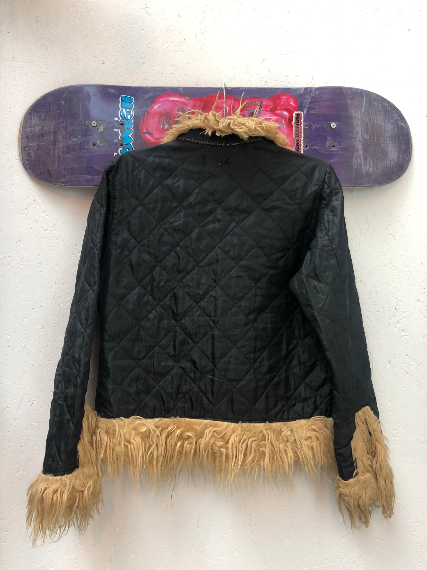 Extreme Women’s M Faux Fur Trim Coat