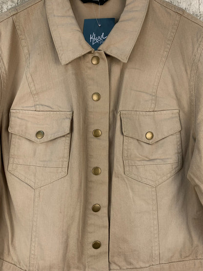 Women's Vintage Dorothy Perkins Beige Denim Jacket