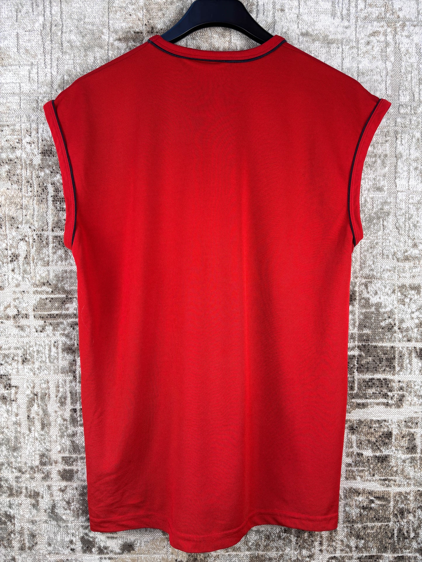 Mens Vintage Puma Red Sleeveless Jersey