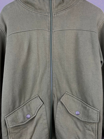 Men's DC Khaki Sherpa Lined Hoodie