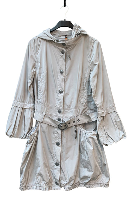 Cop.Copine Ligne Extreme Hooded Belted Coat