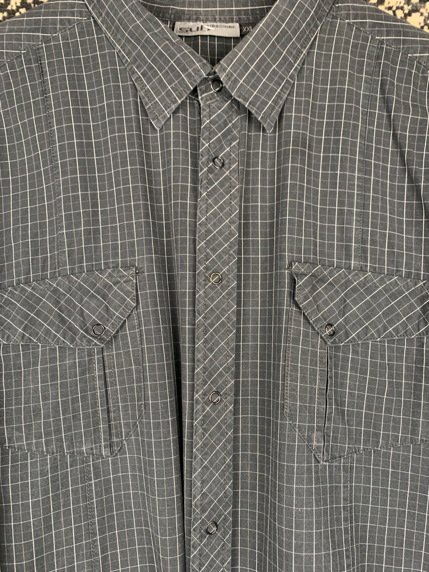 Men's Oversize Vintage Subscribe Shirt
