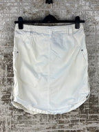 Womens Y2K Diesel White Cargo Skirt