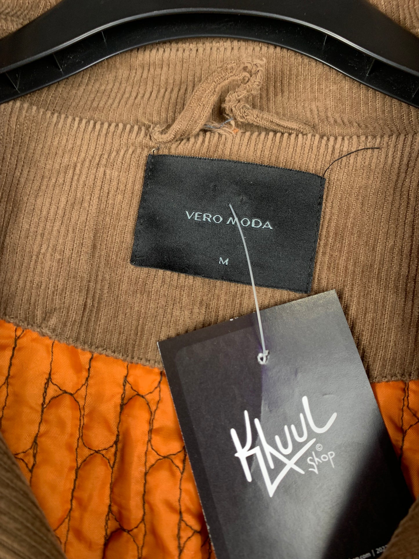 Womens Y2K Vero Moda Velvet Trench Coat