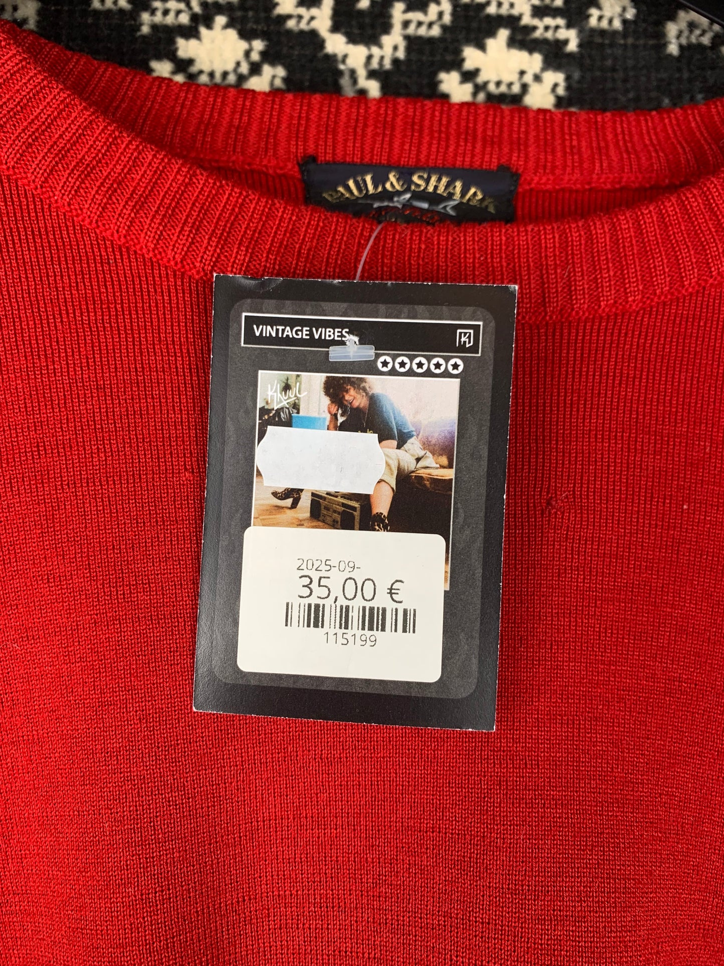 Men’s Red Paul & Shark Yachting Knit Sweatshirt