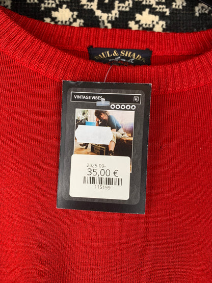 Men’s Red Paul & Shark Yachting Knit Sweatshirt