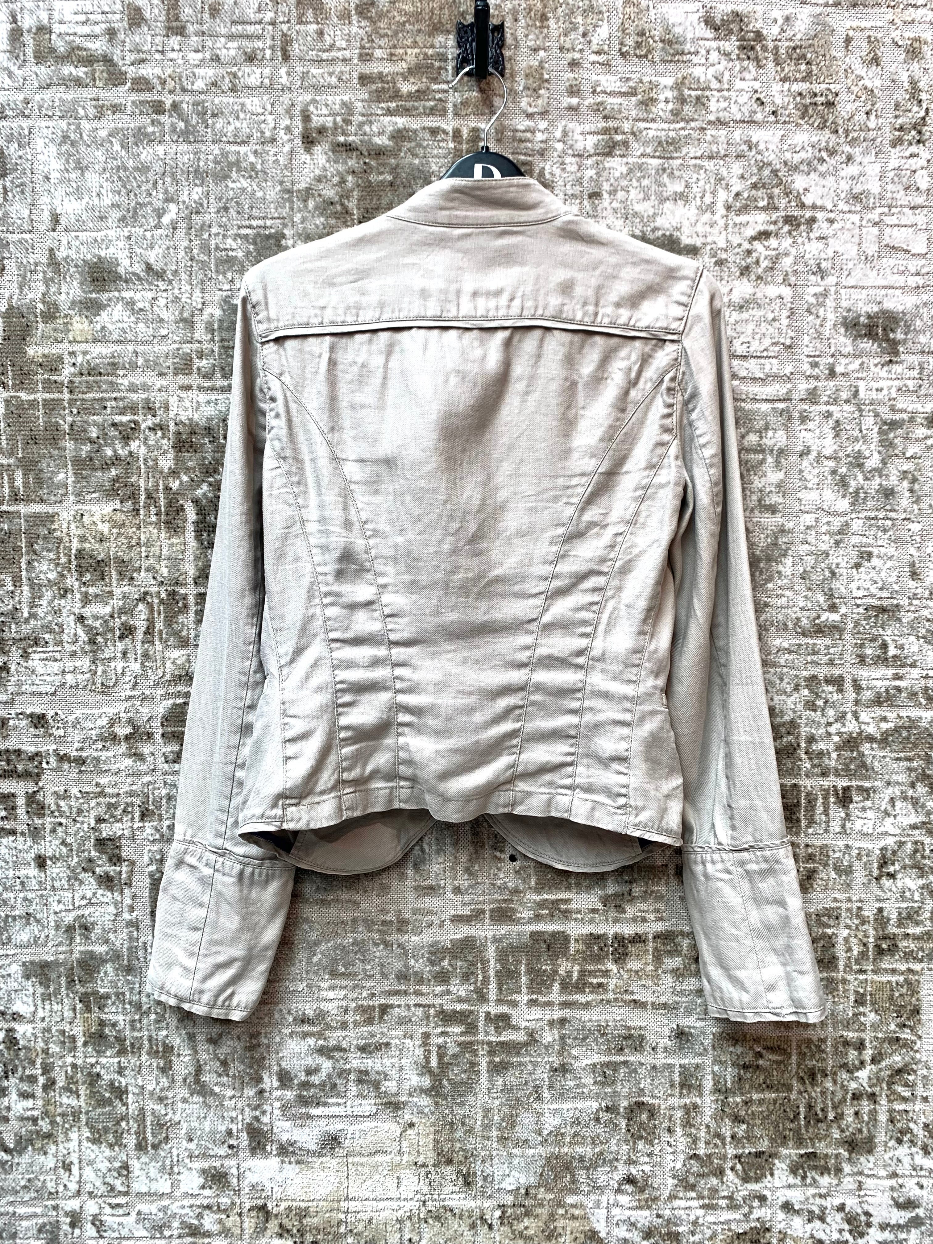 Mexx Linen Blend Double-Breasted Jacket
