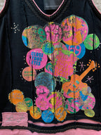 Liu Jo Y2K Graphic Rhinestone Tank Top