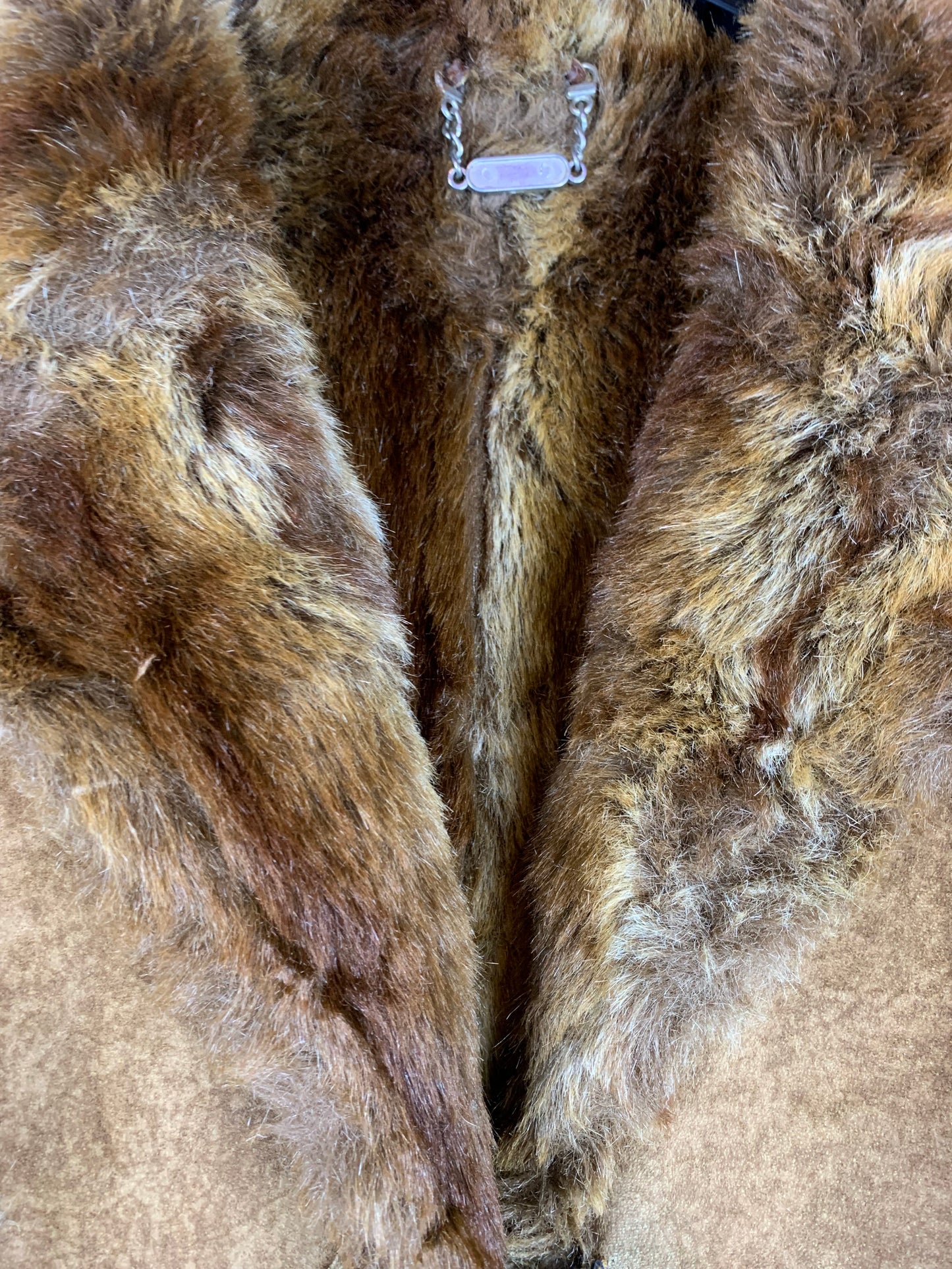 Women's Vintage Faux Fur Lined Winter Coat