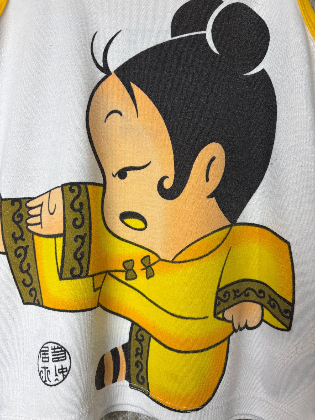 Y2K Kung Fu Cartoon Cami Top