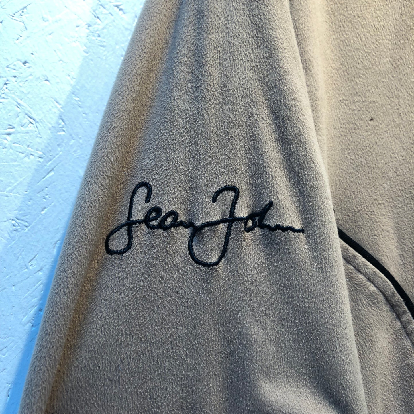 Vintage Sean John Tan Fleece Jacket