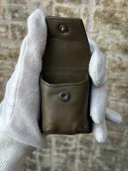Bottega Veneta Leather AirPods Case Keychain