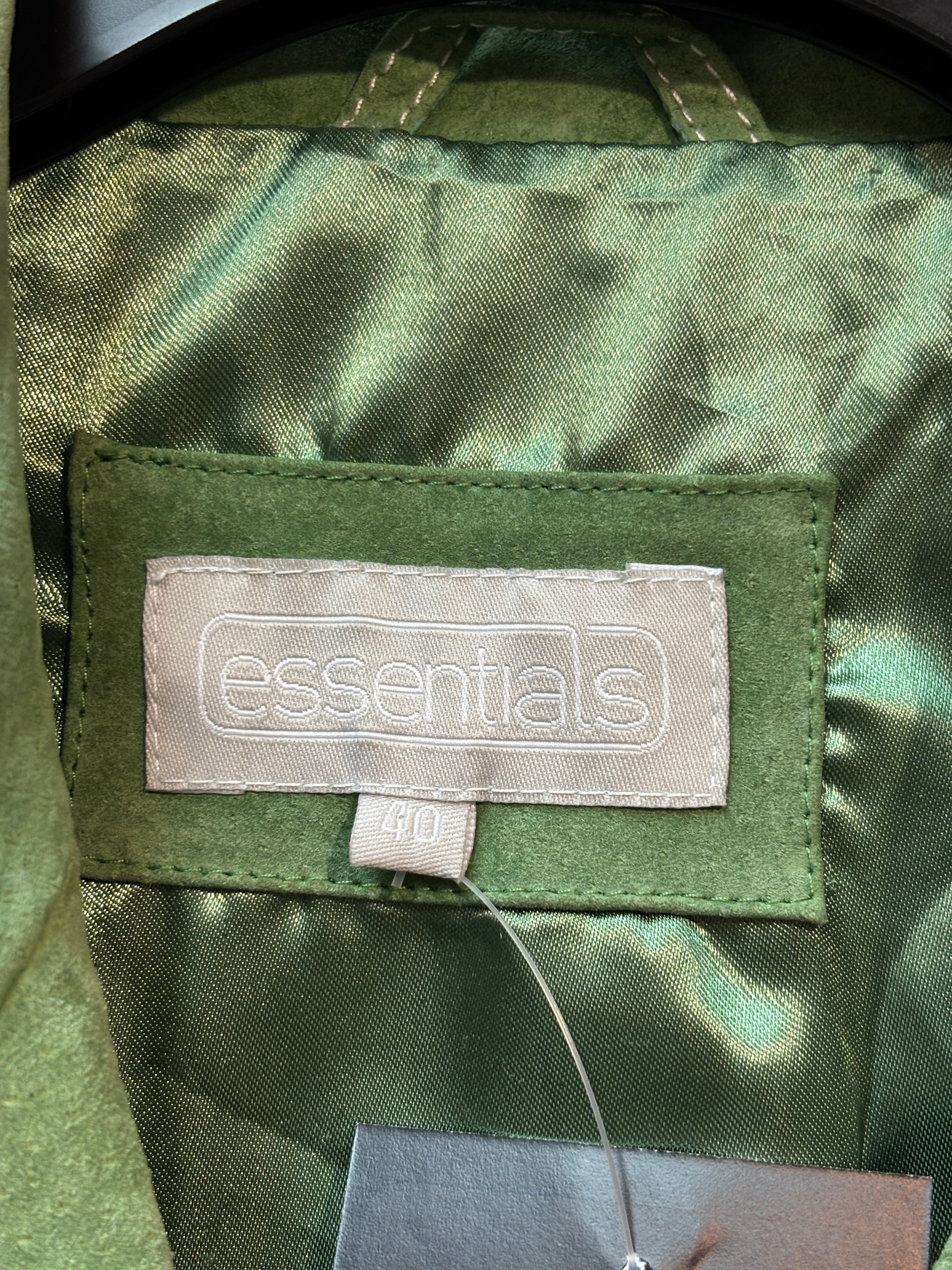 Essentials Faux Suede Blazer Jacket