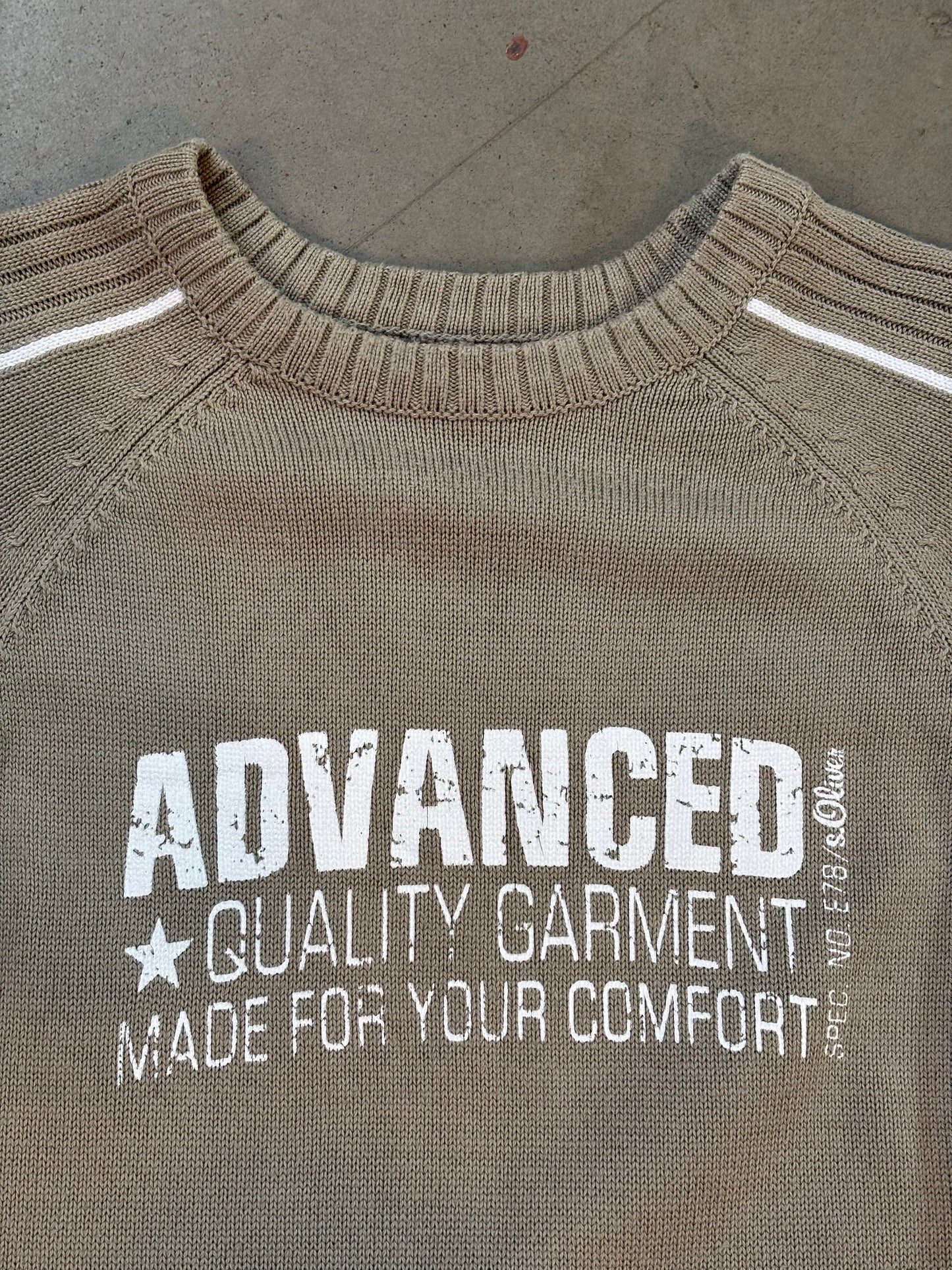 Oliver Beige Knit Sweater