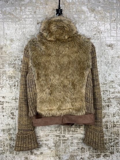 Womens Y2K Anna Scott Fur Jacket