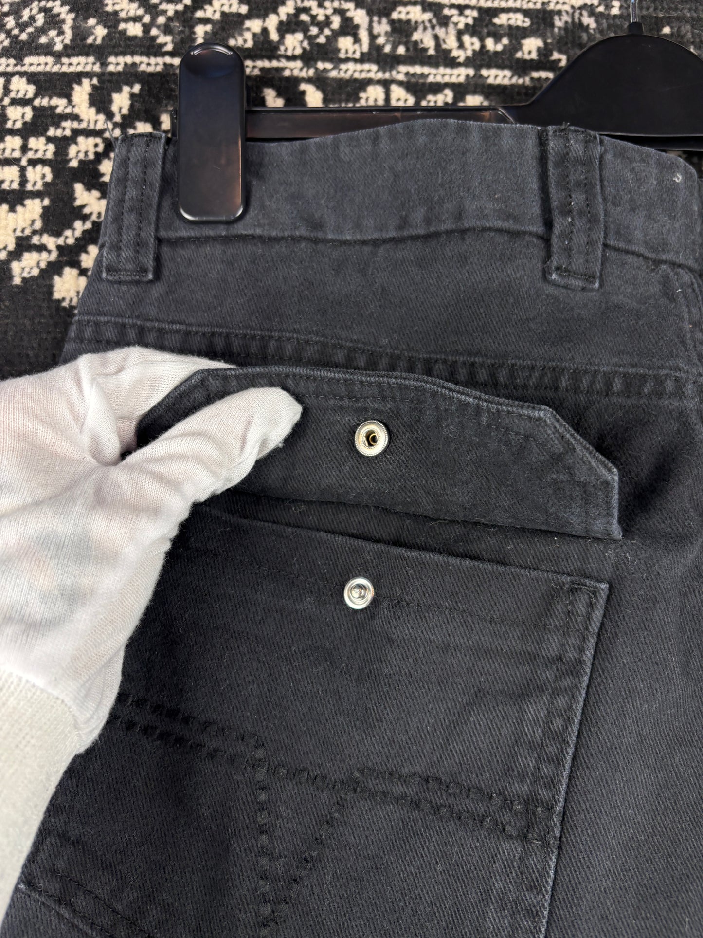 Men's Trendy Vision Black Cargo Pants