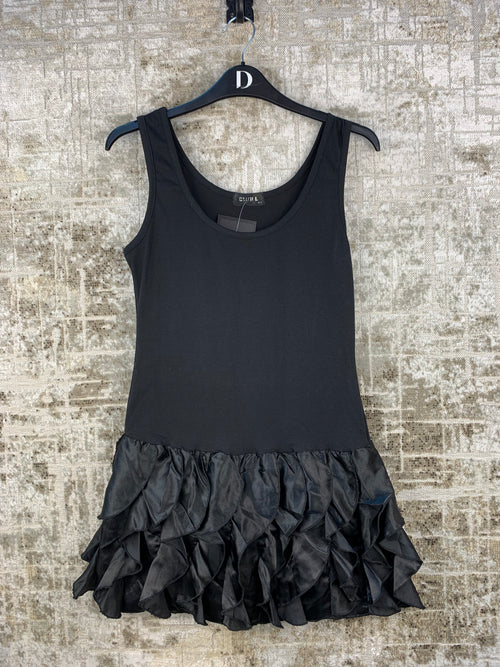 Womens Vintage Y2K Black Ballerina Mini Dress