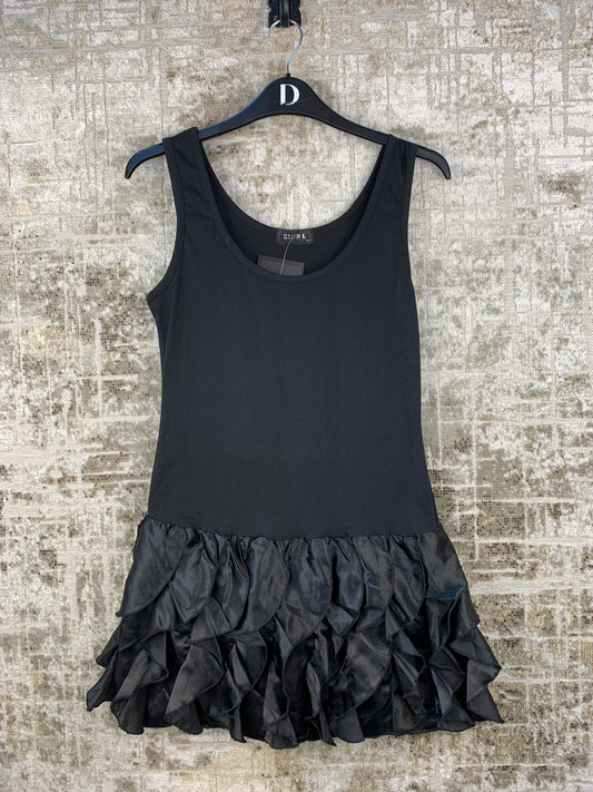 Womens Vintage Y2K Black Ballerina Mini Dress