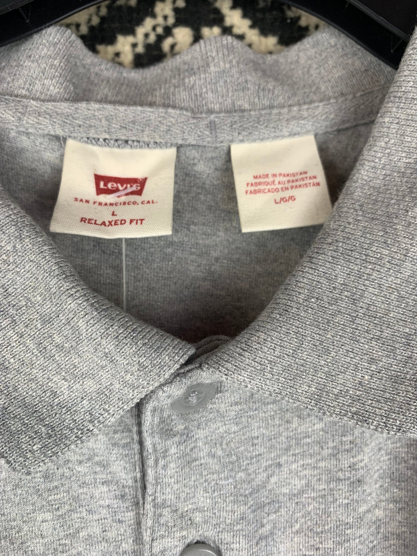 Levi’s Gray Relaxed Fit Polo Shirt for Men